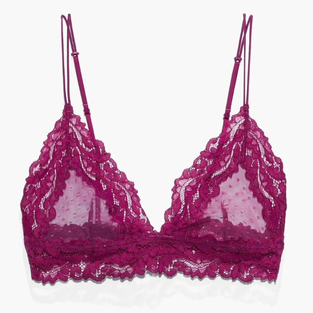 Savage x Fenty Dotted Mesh Bralette